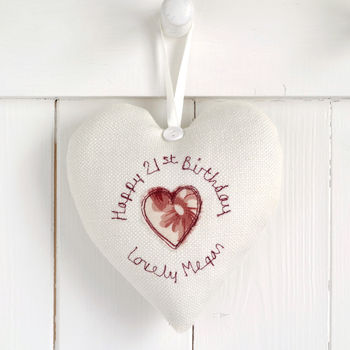 Personalised New Baby Girl Heart Gift, 9 of 12