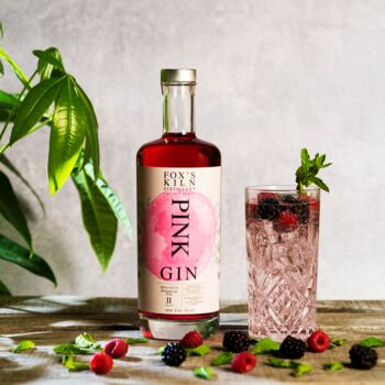 Raspberry And Rose Gin Gift Box With Wild Flower Seeds, 5 of 7