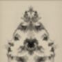 Rorschach Test Style Face V Print, thumbnail 3 of 3
