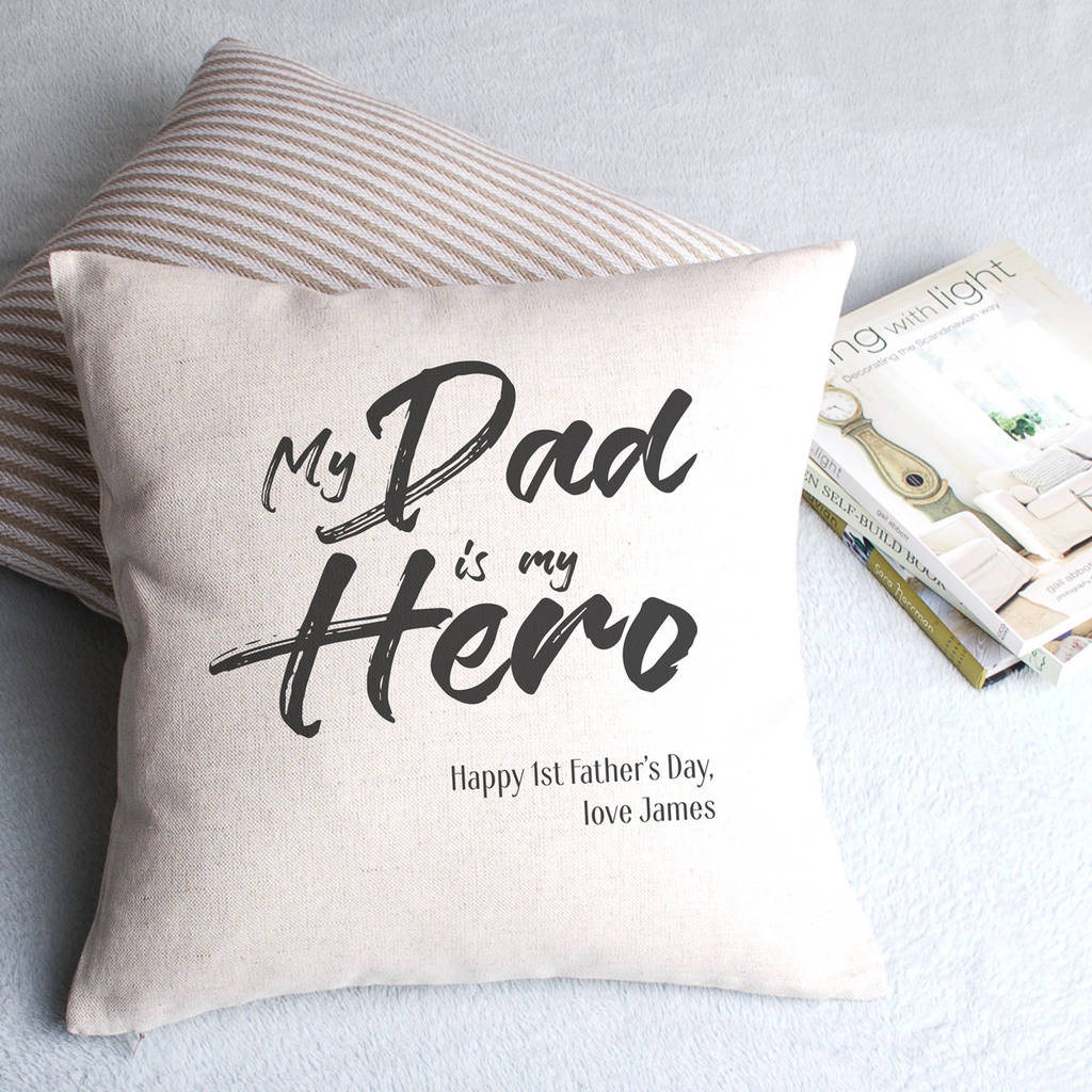 personalised fathers day pillow