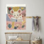 Bedtime Story Mouse Nursery Art Print, thumbnail 5 of 5