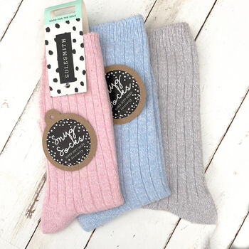 Personalised Embroidered Birthday Year Snug Socks, 4 of 6