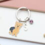 Personalised Yorkshire Terrier Keyring, thumbnail 5 of 9