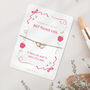 Teacher Thank You Gift Bracelet Best Teacher Apple, thumbnail 8 of 8