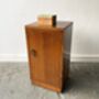 Vintage 1940’s Bedside Cabinet With Decorative Handle, thumbnail 8 of 12