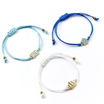 Manchester City Football Club Friendship Bracelet Set, 3 of 5
