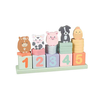 Wooden Farm Animal Counting Game Toddler Christmas, 4 of 7