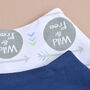 Personalised Set Of Three Bandana Bibs For Baby Boy: Moustache And Wild Designs, thumbnail 3 of 4