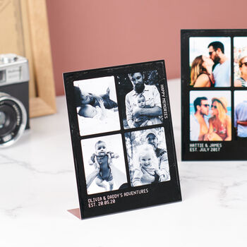 Personalised Retro Photo Booth Metal Print, 2 of 5