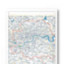 Set Of Three Vintage London Metallic Map Prints, thumbnail 6 of 7