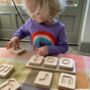 Handcrafted Wooden Alphabet Cuboids In Natural, thumbnail 4 of 9
