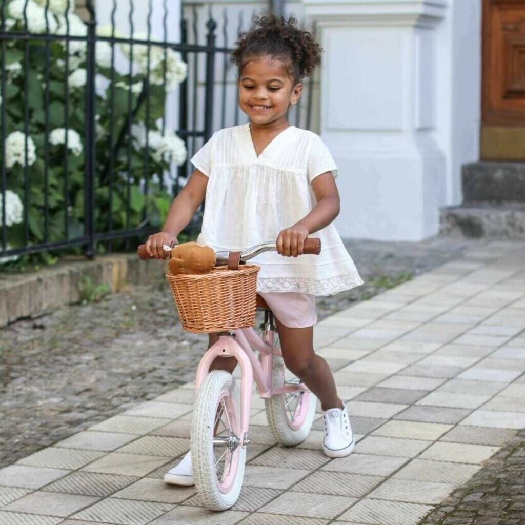 balance bike with basket