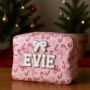 Personalised Candy Cane Patch Pouch, thumbnail 1 of 6