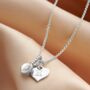 Personalised 30th Pearl Wedding Anniversary Necklace In Silver, thumbnail 1 of 5