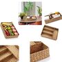 Small Woven Seagrass Storage Organiser Basket, thumbnail 7 of 11
