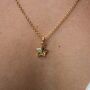 Faceted Star Necklace, Sterling Silver Or Gold Plated, thumbnail 3 of 10