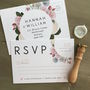 Hannah Florals | Botanical Wedding Invitation, thumbnail 2 of 3