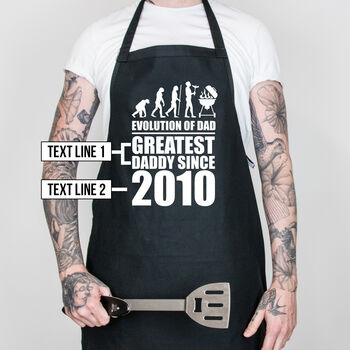 Personalised Father's Day Barbecue Apron, 9 of 10