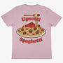 Upsetti Spaghetti Purple Unisex Pasta T Shirt, thumbnail 2 of 2