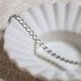 Sterling Silver Love Chain Bracelet, thumbnail 1 of 6