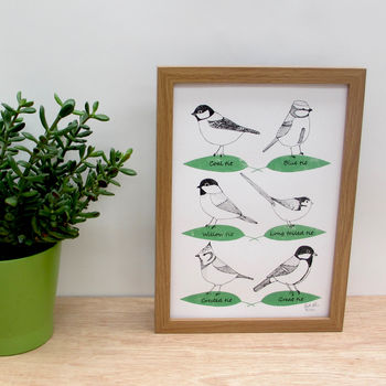 'Garden Birds A Two Colour Screen Print, 2 of 5