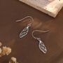 Sterling Silver Dragonfly Wing Drop Earrings, thumbnail 1 of 11
