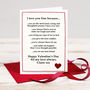 'Reasons I Love You' Personalised Valentines Card, thumbnail 1 of 4