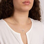 Elegant Silver Love Knot Necklace, thumbnail 2 of 4