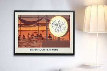 Personalised Cafe Del Mar Nightclub Poster, 3 of 3