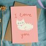 Cat I Love You Card, thumbnail 1 of 3