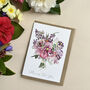 Watercolour Spring Flower Bouquet Card, thumbnail 1 of 5