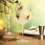 Floral Bumblebee Gin Glass, thumbnail 3 of 3