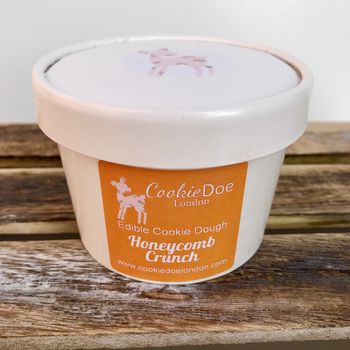 Four X Chocolate Honeycomb Edible Cookie Dough Tub, 4 of 4