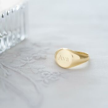 Personalised Signet Ring, 6 of 9
