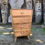 Handcrafted Wooden Chest Of Drawers, thumbnail 1 of 3