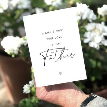 A Girls First True Love Is Her Dad Card, 2 of 5