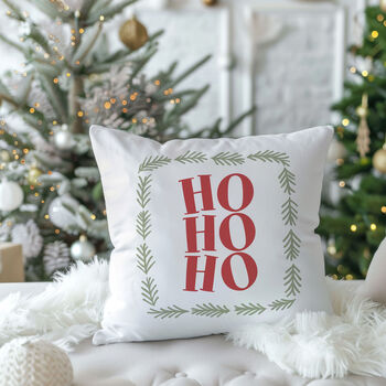 “Ho Ho Ho” Christmas Cushion, 3 of 3