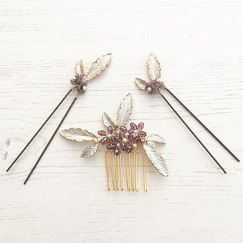 Comb And Matching Hair Pins, 6 of 7