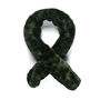 Forest Leopard Faux Fur Scarf, thumbnail 2 of 3
