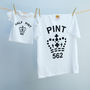 Twinning Tshirts Black And White Pint Tops, thumbnail 5 of 7