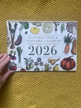 2026 Calendar UK Seasonal Fruit And Vegetable Calendar, 6 of 12
