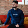 Mens Personalised Location Embroidered Sweatshirt, thumbnail 1 of 9