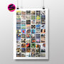 Britpop Music Personalised Gift: Greatest 90s Music Nostalgic Print, thumbnail 1 of 8