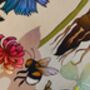 Wildflower And Bee 100% Cotton Tea Towel, thumbnail 5 of 6