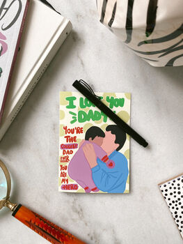 I Love You Dady Greeting Card, 2 of 7