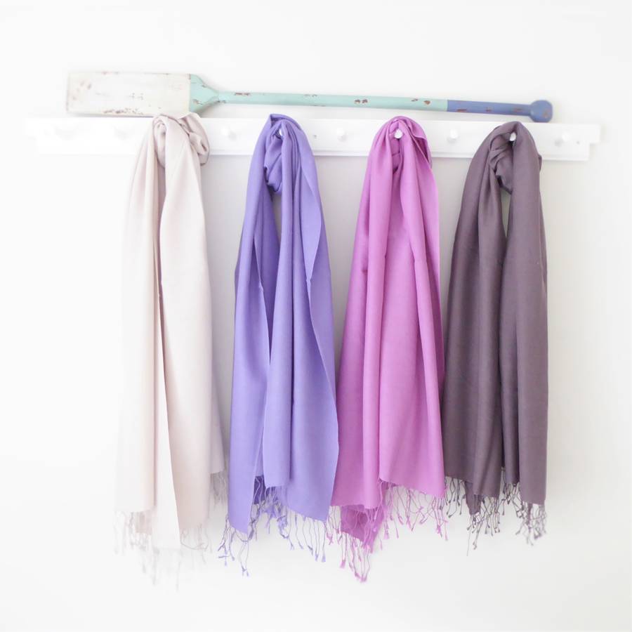 Cashmere Silk Pashmina Shawl By Plum & Ivory