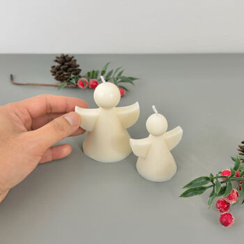 White Christmas Angel Candle And Christmas Decoration, 11 of 11