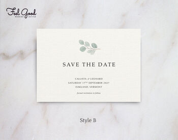 Classic Save The Date, 3 of 6