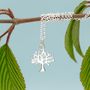 Tree Charm Necklace, Sterling Silver Or Gold Plated, thumbnail 4 of 10