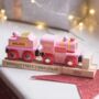 Pink Train With Personalised Track, thumbnail 1 of 3